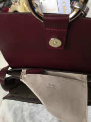 Chloe faye small shoulder bag in Wine Red - 3