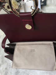 Chloe faye small shoulder bag in Wine Red - 2