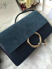 Chloe faye small shoulder bag in Dark Blue - 5