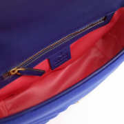 Gucci Marmont velvet Medium shoulder bag in Dark Blue - 5