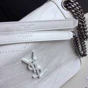 YSL Monogram Niki Shoulder Bag in white - 2