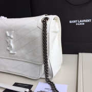 YSL Monogram Niki Shoulder Bag in white - 3