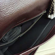 YSL Monogram Niki Shoulder Bag in Wine Red - 3