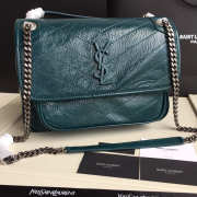 YSL Monogram Niki Shoulder Bag in Green - 6