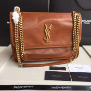 YSL Monogram Niki shoulder Bag in Brown - 3