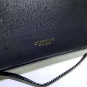 Burberry Classic Leather Tote Bag with Black and Brown - 4