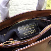 Burberry Classic Leather Tote Bag with Brown - 6