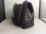 Valentino original lambskin spike tote bag in Black - 6