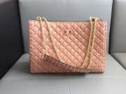 Valentino original lambskin spike tote bag in Nude Pink - 1