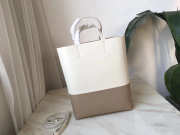 Celine Original Lambskin Leather Bucket Bag white khaki - 6