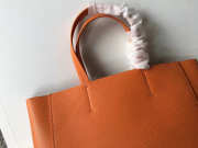 Celine Original Lambskin Leather Bucket Bag Orange Watermelon Red - 6