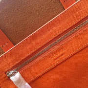 Celine Original Lambskin Leather Bucket Bag Orange - 3