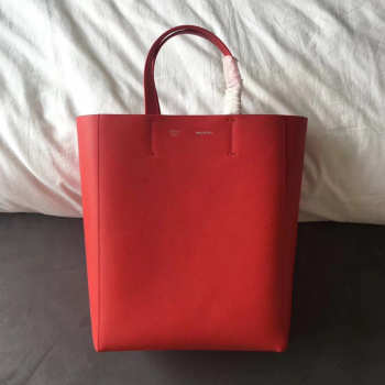 Celine Original Lambskin Leather Bucket Bag red