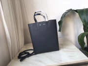 Celine Original Lambskin Leather Bucket Bag black - 5