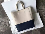 Celine Original Lambskin Leather Bucket Bag beige Royal Blue - 6