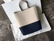 Celine Original Lambskin Leather Bucket Bag beige Royal Blue - 5