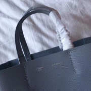 Celine Original Lambskin Leather Bucket Bag light blue - 4