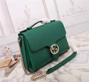 Gucci Interlocking G Crossbody Chain Bag Green 510320 - 6