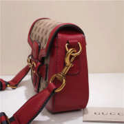 Gucci Lady Web Shoulder Bag Red 384821 20cm - 2