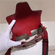 Gucci Lady Web Shoulder Bag Red 384821 20cm - 6