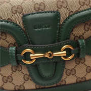 Gucci Lady Web Shoulder Bag Green 384821 - 2