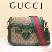 Gucci Lady Web Shoulder Bag Green - 1