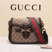 Gucci Lady Web Shoulder Bag Coffee - 1