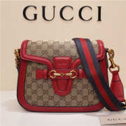 Gucci Lady Web Shoulder Bag Red - 1