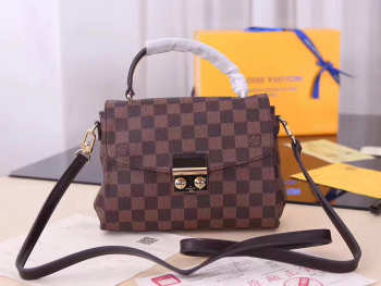 Louis Vuitton Croisette Damier Handbag Coffee