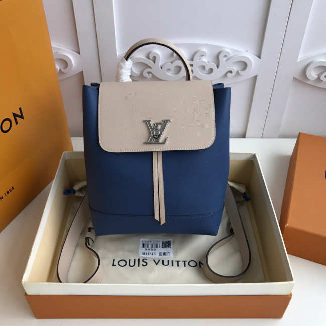 Louis Vuitton Lockme Backpack Blue white M52734 - 1