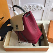 Louis Vuitton Lockme Backpack Red white M52734 - 2