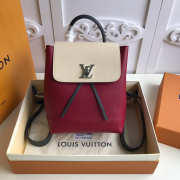 Louis Vuitton Lockme Backpack Red white M52734 - 6