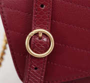 Chanel Calfskin Corssbody Handbag Red - 3