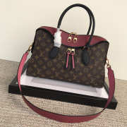 Louis Vuitton Tuileries Monogram Canvas Handbags Rose Red M41456 - 1