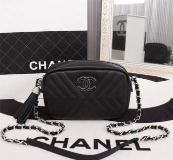 Chanel Camera Case Shoulder Bag Black