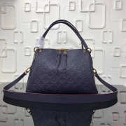 Louis Vuitton Monogram Empreinte Leather Bag Blue M43719 - 4