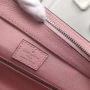 Louis Vuitton Vaneau Cuir Ecume Leather Handbag Pink - 3