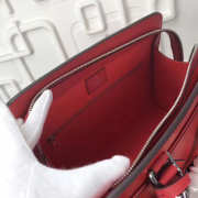 Louis Vuitton Vaneau Cuir Ecume Leather Handbag Red - 2