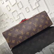 Louis Vuitton Saint Michel Monogram Epi Leather Bag With Red M44033 - 3