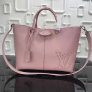 Louis Vuitton Pernelle Leather Tote Bag Pink N54779 - 1