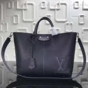 Louis Vuitton Pernelle Leather Tote Bag Black N54779 - 6