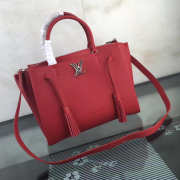 Louis Vuitton Lockmeto Calfskin Handbags Red M54570 - 3