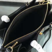 Louis Vuitton Lockmeto Calfskin Handbags Black M54570 - 5