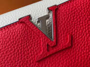 Louis Vuitton Leather Capucines Bag N94519 Red - 2