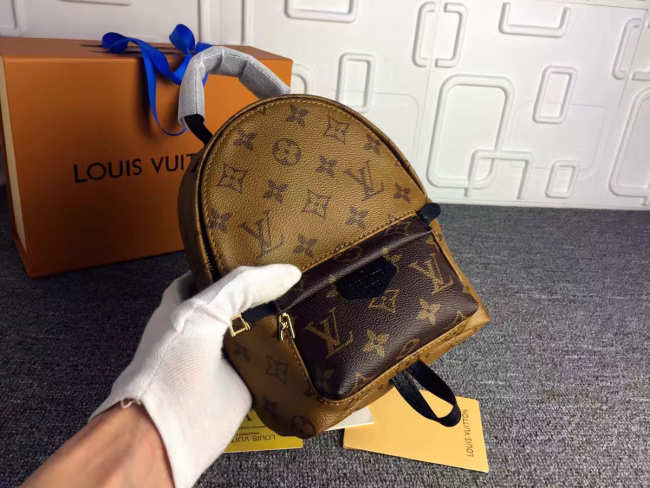 Louis Vuitton Palm Springs monogram canvas Mini Backpack M41562 Khaki - 1