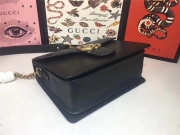 Gucci GG Marmont Leather Shoulder Bag 476468 black - 5