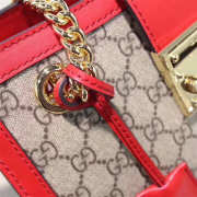 Gucci Padlock small shoulder bag 498156 Red - 5