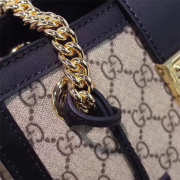 Gucci Padlock small shoulder bag 498156 Black - 2