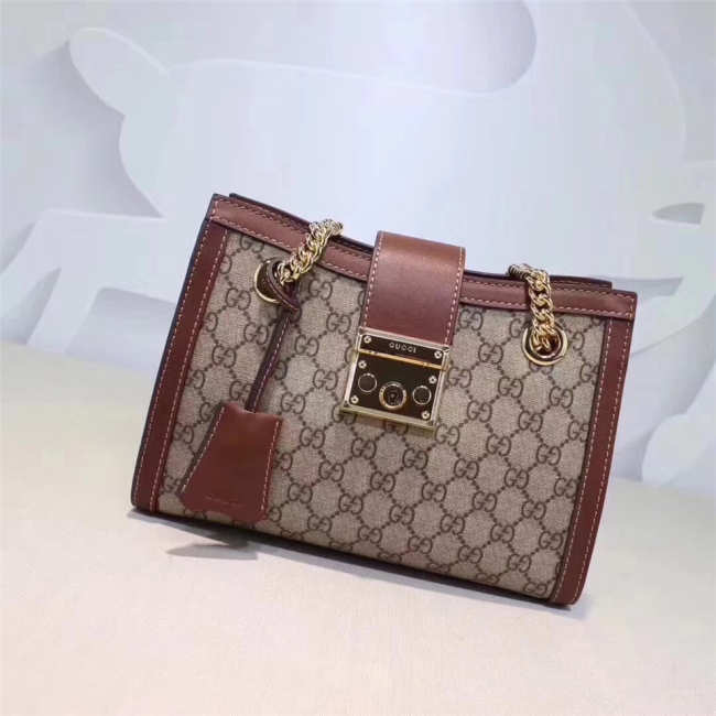 Gucci Padlock small shoulder bag 498156 Brown - 1