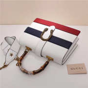 Gucci Dionysus Leather Top Handle Bag 421999 White - 6